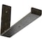 Ekena Millwork Steel Hanging Shelf Bracket, Antiqued Warm Silver 2"W x 12"D x 7"H BKTM02X12X07HSAWS - alternate 1